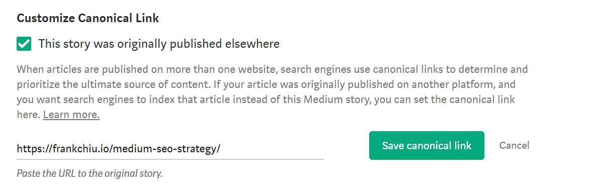 Canonical 標籤的目的，是為了讓 Google 了解要以哪個標準網址為主、哪個網址比較不重要